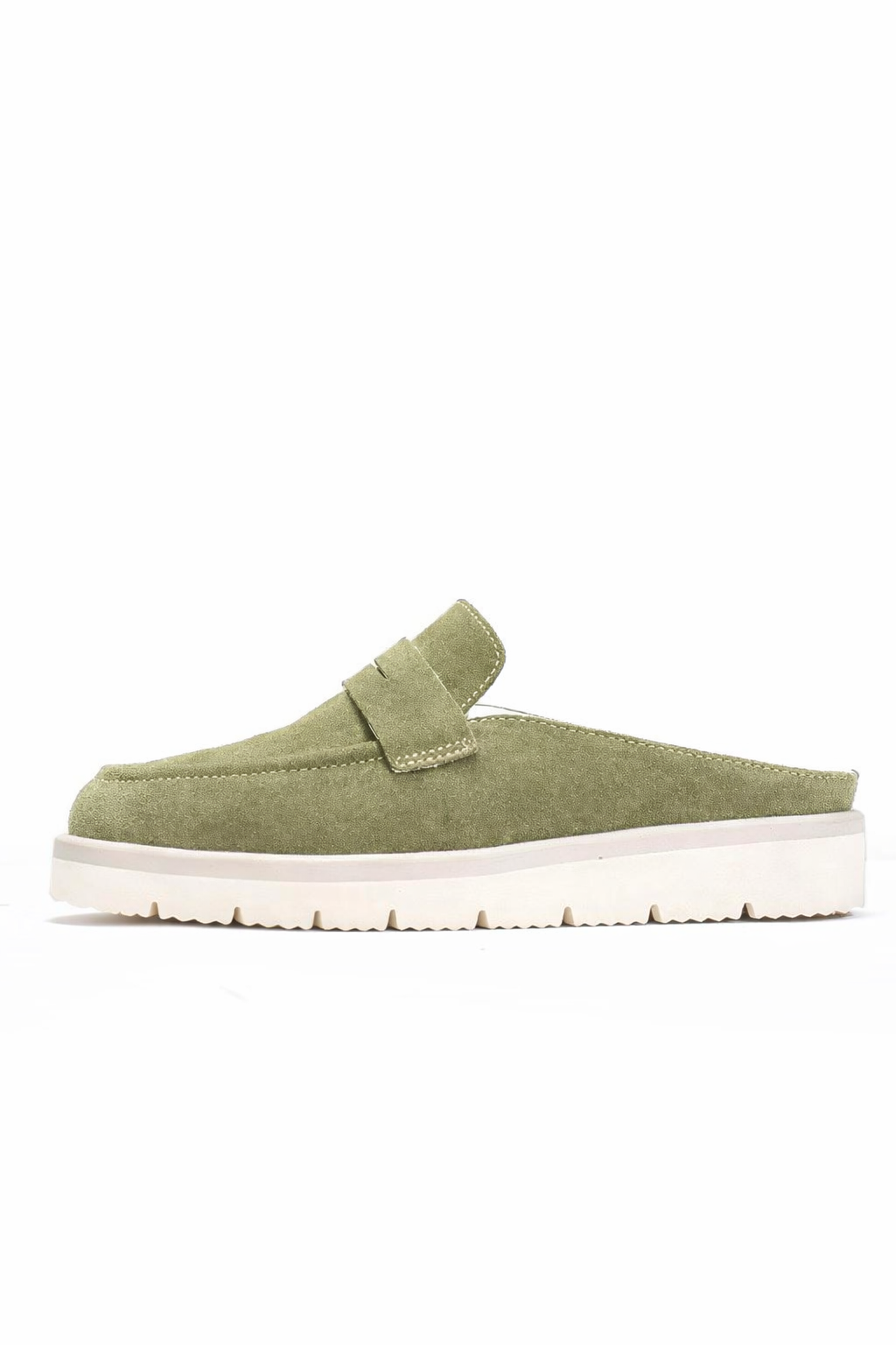 Light Khaki Green Komoro Mule